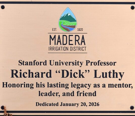 Madera Irrigation District Board of Directors Meeting January 20, 2025