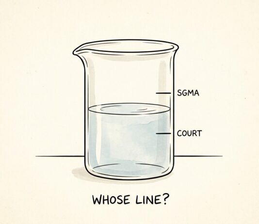 “Whose line?” — California’s First Direct Clash Between a Court-Adjudicated Safe Yield and a GSA’s SGMA-Adopted Plan Begins this Week